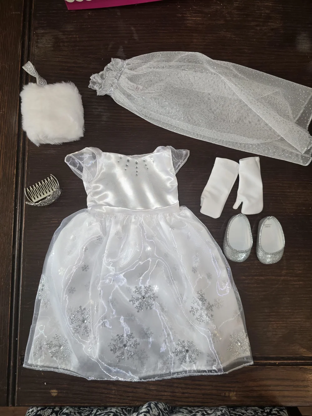 American Girl Store Exclusive Truly Me Holiday Outfit Fancy Frost Ball Gown